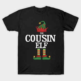 Cousin Elf Matching Family Group Christmas Party Pajamas T-Shirt